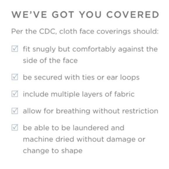 JOHNNY WAS SIGNATURE PRINT Face Mask NEW - Picture 6 of 7